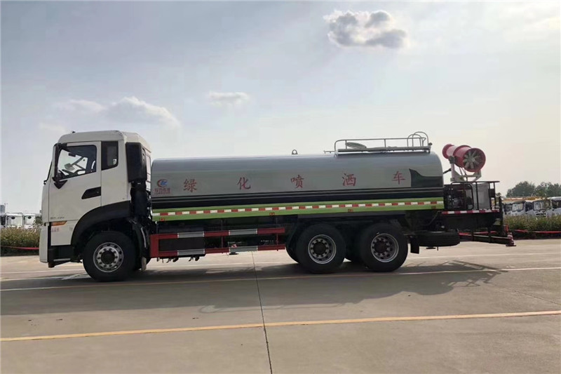 東風(fēng)天龍后八輪20噸噴霧車，國(guó)六綠化噴灑車